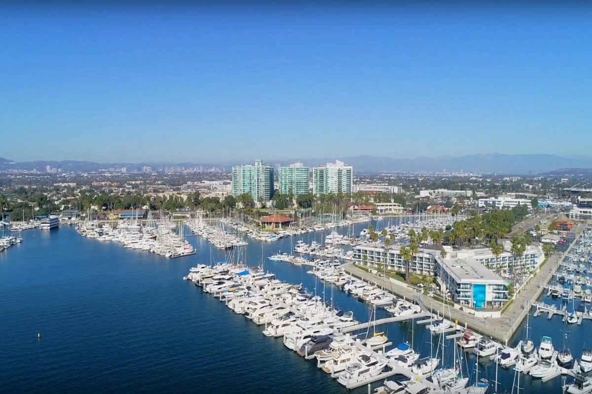A view of life in Marina del Rey